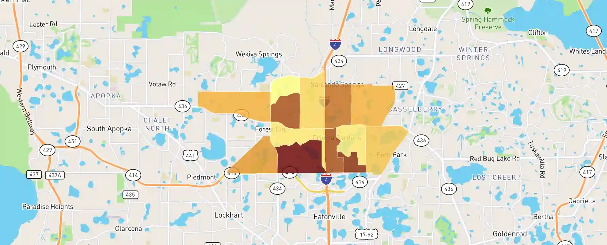 Altamonte Springs, Fl Real Estate Market Data - Neighborhoodscout for Map Of Altamonte Springs Florida
