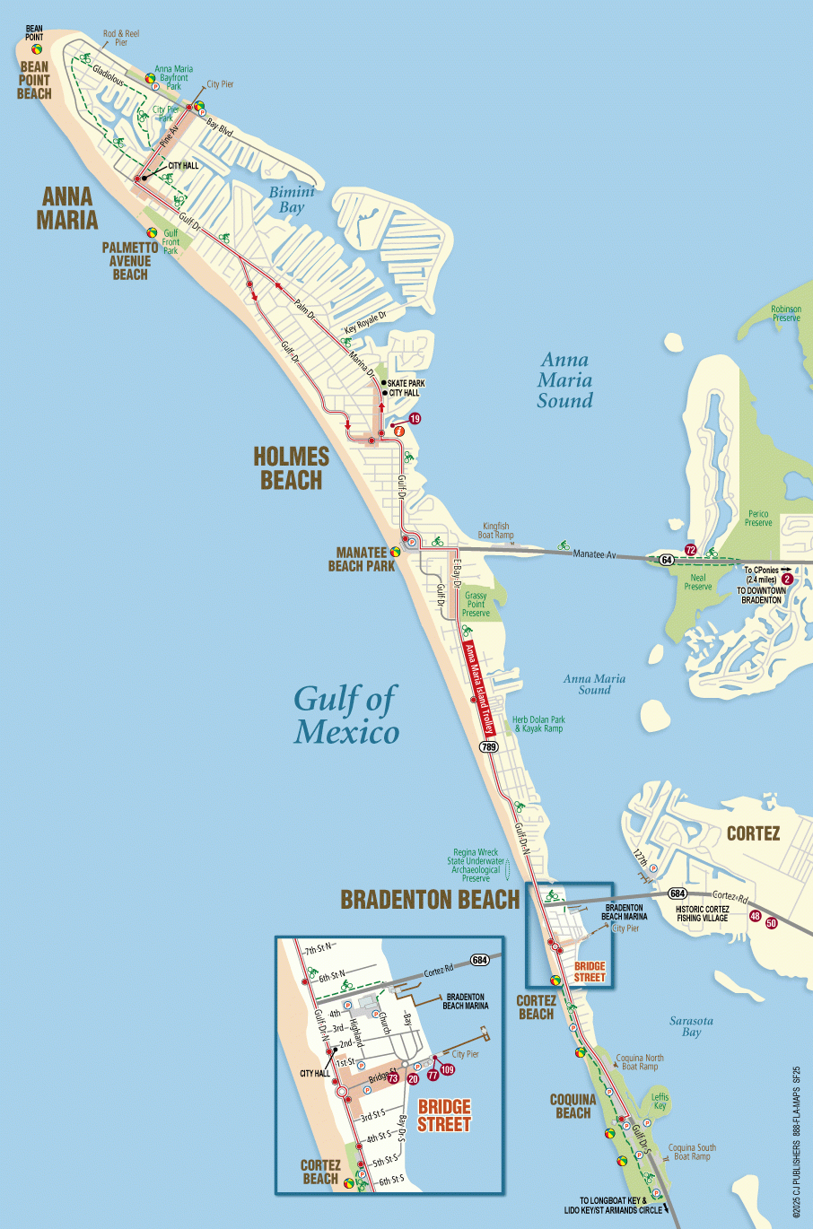 Anna Maria Island Map - Interactive Map Of Anna Maria Island intended for Map of Anna Maria Island in Florida