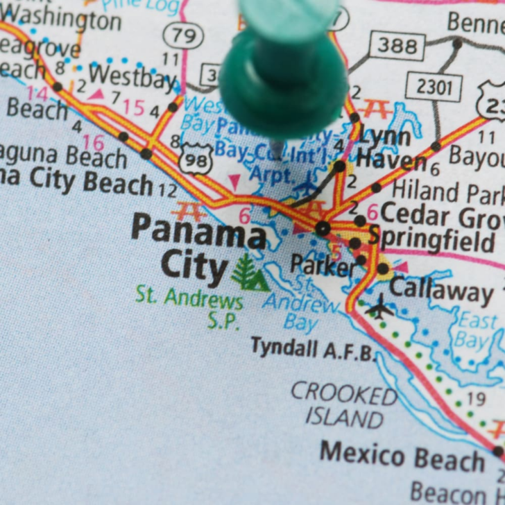 Map of Pier Park Panama City Beach Florida