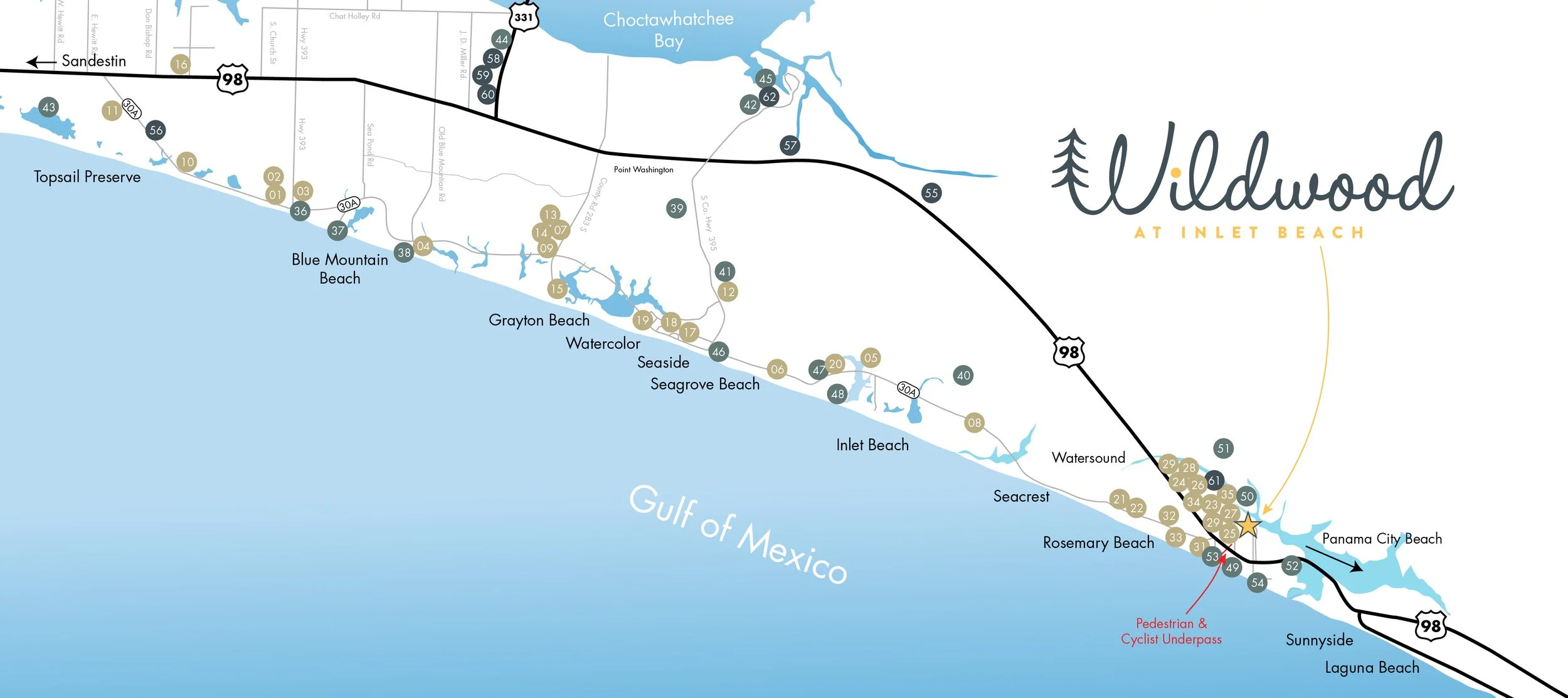 Area Attractions | Discover Local Attractions—Explore Now within Map Of Inlet Beach Florida