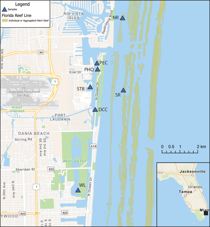 Map of Port Everglades Florida