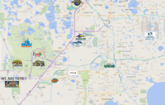 Attractions, Directions, Maps &amp; Golf - Florida Getaway within Disney World on Map of Florida