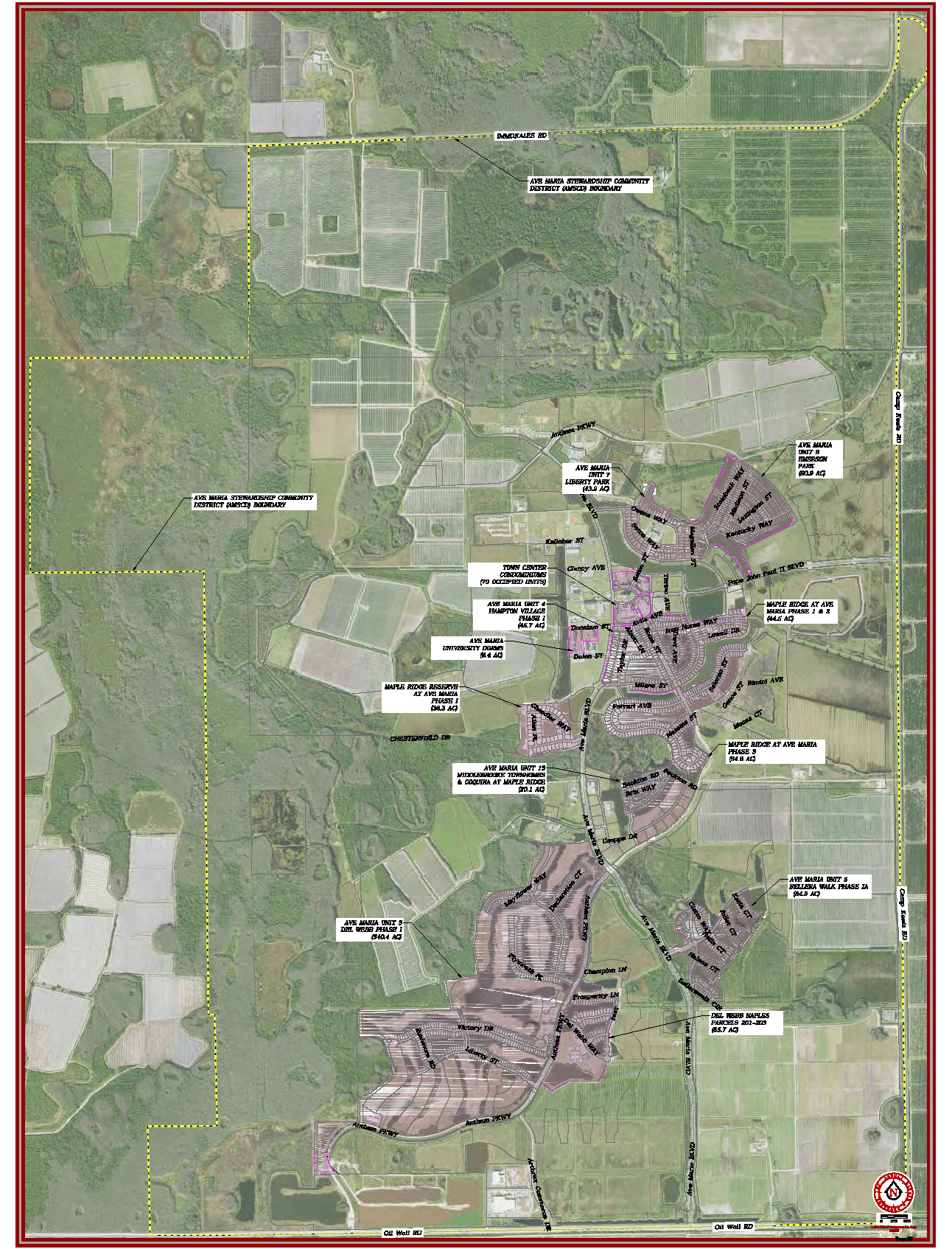 Ave Maria Maps | Ave Maria Living intended for Map of Ave Maria Florida