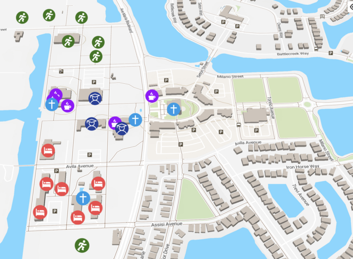 Map of Ave Maria Florida
