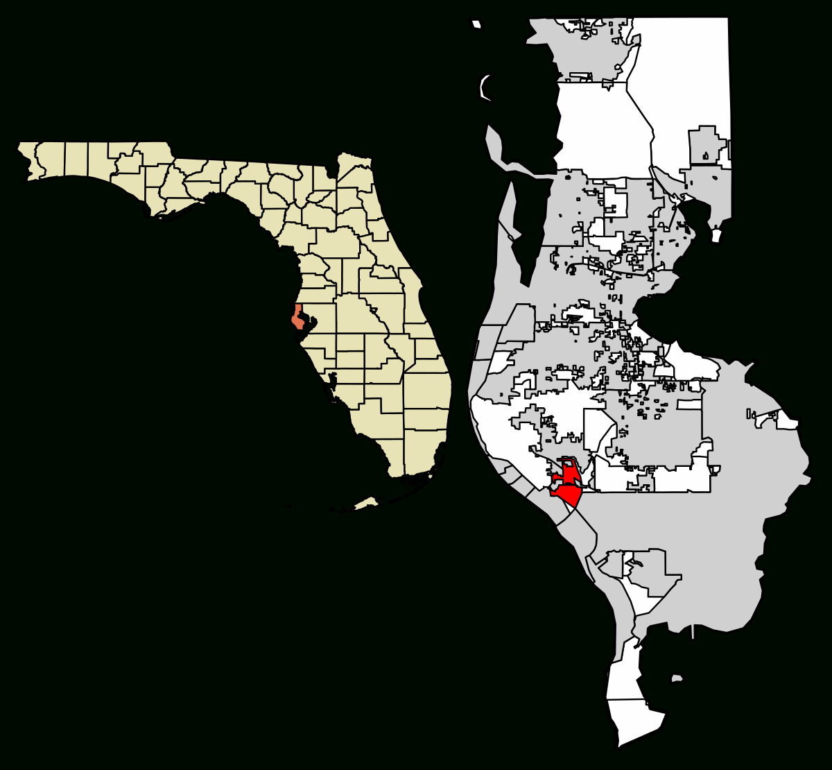 Bay Pines, Florida - Wikipedia intended for Map Of Bay Pines Florida