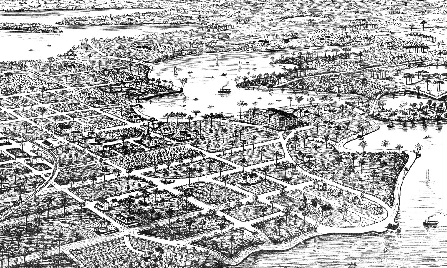 Beautifully Detailed Map Of Winter Park, Fl From 1885 - Knowol pertaining to Map Of Winter Park Florida