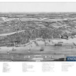 Beautifully Restored Map Of St. Augustine, Florida From 1885   Knowol Regarding Map Of Historic St Augustine Florida