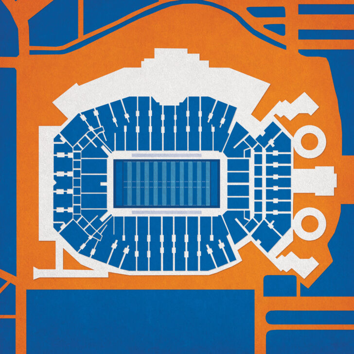 University of Florida Stadium Map