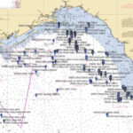 Big Bend Offshore – Strikelines Fishing Charts For Map Of Big Bend Area Of Florida