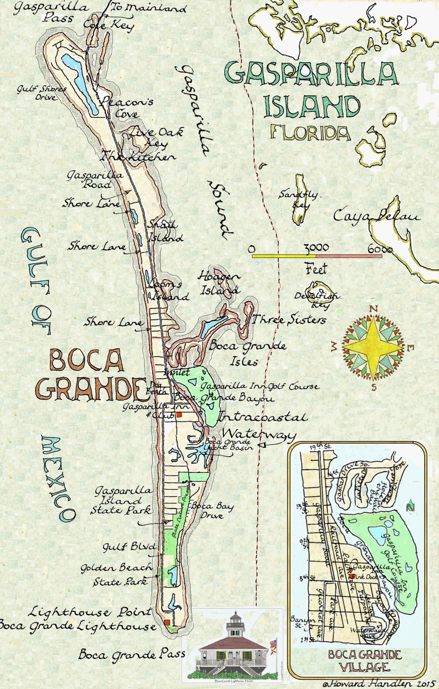 Boca Grande Florida Map pertaining to Map Of Boca Grande Florida