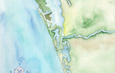 Bonita Springs Fl Watercolor Map – Etsy pertaining to Bonita Springs Map Of Florida