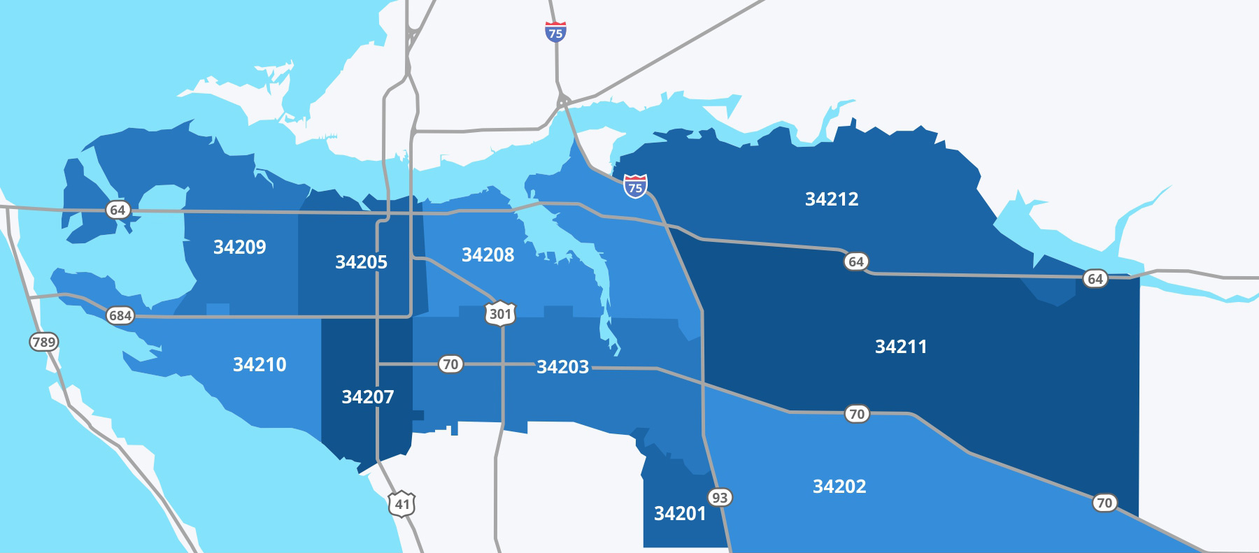 Brandenton, Fl Homes For Sale 34208 | Heather Goldin for Zip Code Map Of Bradenton Florida
