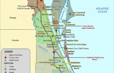 Brevard County Map, Florida within Map Of Florida Showing Titusville