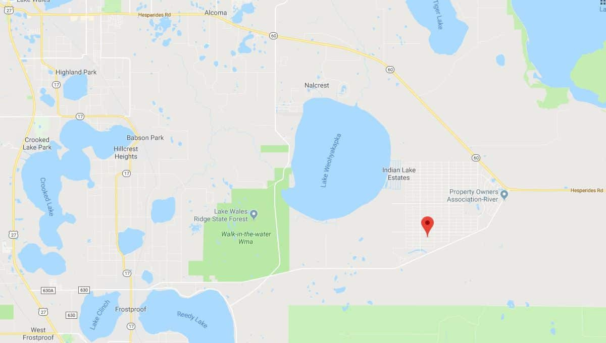 Calendula Dr, Indian Lake Estates, Florida - Terrenos Na Florida regarding Map Of Indian Lake Estates Florida