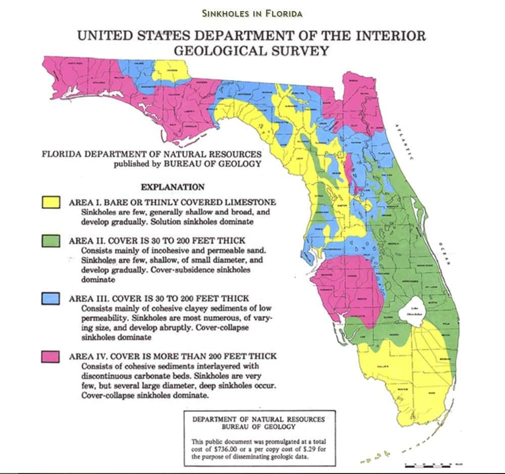 Can Sinkholes Be Predicted? Florida Sinkhole Risk, Detection And regarding State of Florida Sinkhole Map