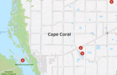 Cape Coral Florida Map – Gis Geography in Map of Cape Coral in Florida