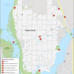 Cape Coral Florida Map   Gis Geography Intended For Cape Coral Fl Map Of Florida