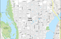 Cape Coral Florida Map - Gis Geography throughout Map of Florida Cape Coral