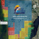 Cape Coral | Gulf Of Mexico | Usa Throughout Cape Coral Fl Map Of Florida