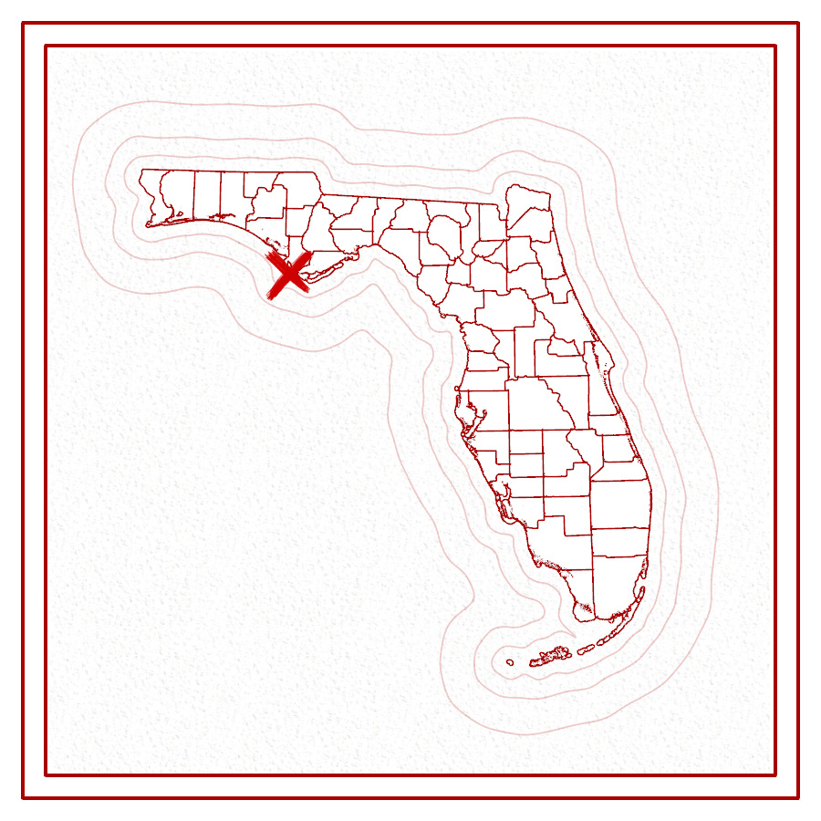 Cape San Blas – Aaron Koelker with regard to Map of Cape San Blas Florida