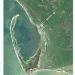 Cape San Blas Aerial Photo Poster Map Within Map Of Cape San Blas Florida