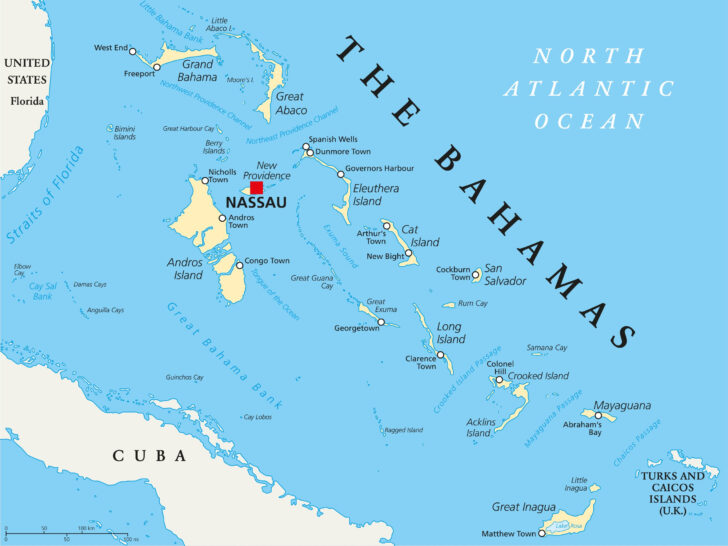 Map of Islands Off Florida