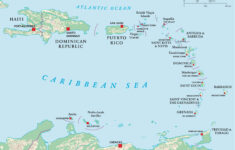 Caribbean Islands Map With Countries, Sovereignty, And Capitals with Map of Caribbean Islands and Florida
