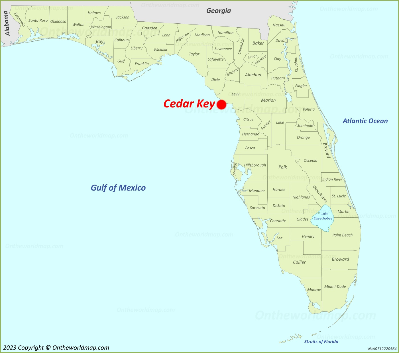 Cedar Key Map | Florida, U.s. | Detailed Maps Of Cedar Key with Map of Cedar Key Florida