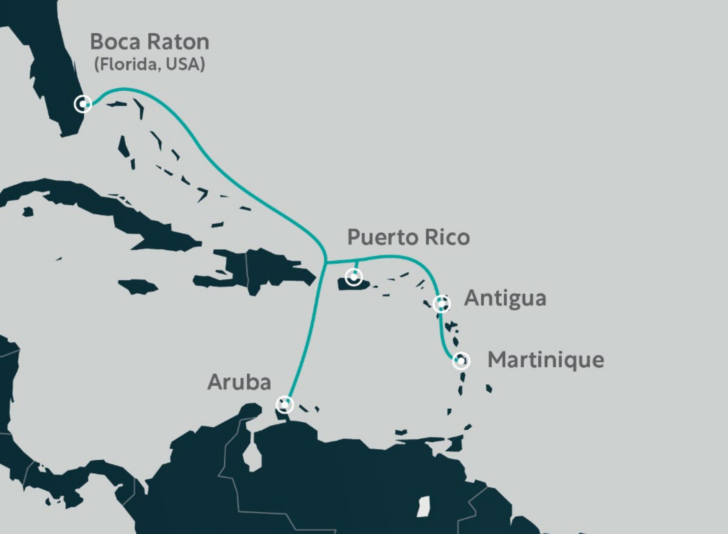 Map of Florida to Puerto Rico Map of Florida to Puerto Rico