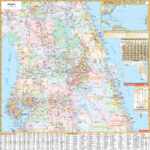 Central Florida Regional Wall Mapkappa   The Map Shop In Map Of Central Florida Highways