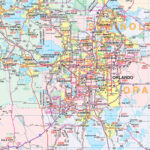 Central Florida Regional Wall Mapkappa   The Map Shop Pertaining To Driving Map Of Central Florida