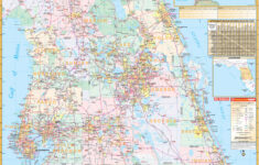 Central Florida Regional Wall Mapkappa - The Map Shop throughout Driving Map of Central Florida
