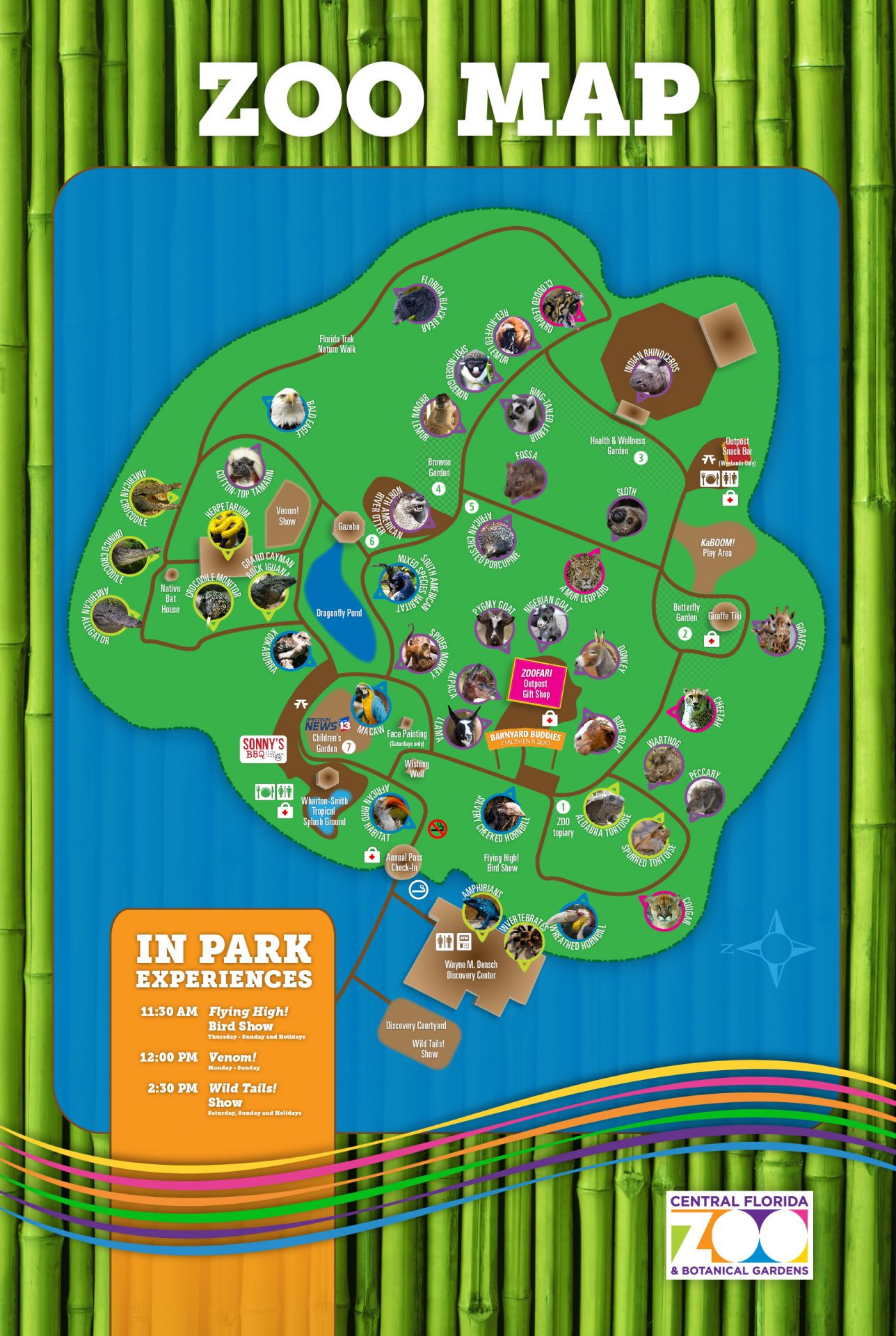 Central Florida Zoo &amp;amp; Botanical Gardens Plan Your Zoo Trip pertaining to Map Of Zoos In Florida