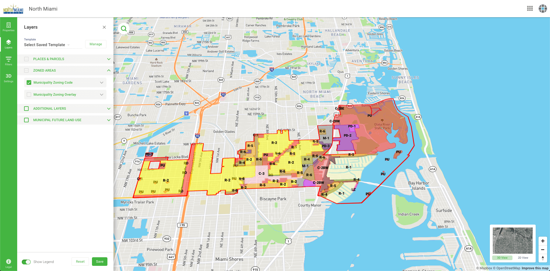 City Of North Miami Fl Zoning Code Ordinance | Gridics inside Map of North Miami Beach Florida