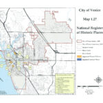 City Of Venice Map National Register Of Historic Places   Venice In Map Of Venice Florida