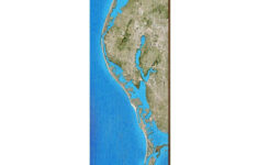 Clearwater Beach Nach Tierra Verde, Florida Map Holzschild | Wand with regard to Map Of Tierra Verde Florida