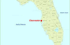 Clearwater Location On The Florida Map - Ontheworldmap intended for Clearwater On Map Of Florida