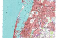 Clearwater Topographic Map 1:24,000 Scale, Florida for Elevation Map Of Pinellas County Florida