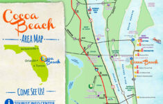 Cocoa Beach Tourist Map - Ontheworldmap intended for Map Of Florida With Cocoa Beach