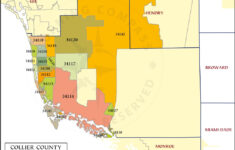 Collier County Zip Code Map intended for Map Of Collier County Florida With Zip Codes