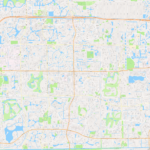 Coral Springs   Modern Atlas Vector Map | Boundless Maps In Map Of Florida Coral Springs