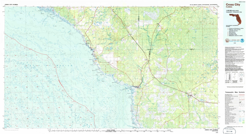 Cross City Map 1 100 000 Florida Usa Inside Map Of Cross City Map 1100000 Florida Usa Inside Map Of Cross City Florida 1024x560 