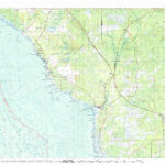 Cross City Topographical Map 1:100,000, Florida, Usa Inside Map Of Cross City Florida
