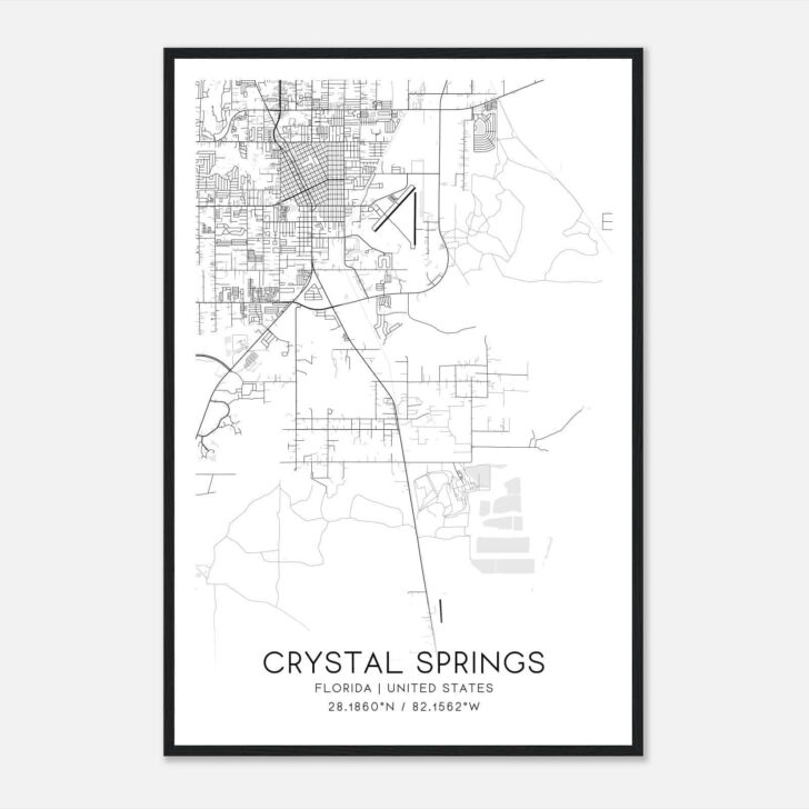 Map of Crystal Springs Florida