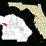 Datei:citrus County Florida Incorporated And Unincorporated Areas With Map Of Florida Citrus County
