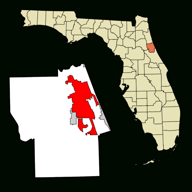Map of Flagler County Florida