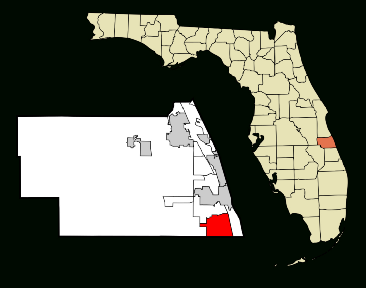 Map of Indian River County Florida