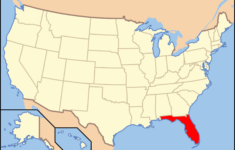 Datei:map Of Usa Fl.svg – Wiktionary for Florida On The Map Of Usa