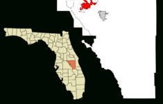 Datei:osceola County Florida Incorporated And Unincorporated Areas in Kissimmee On Map Of Florida