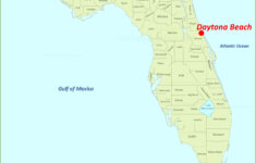 Daytona Beach Location On The Florida Map - Ontheworldmap regarding Map of Florida Daytona Beach